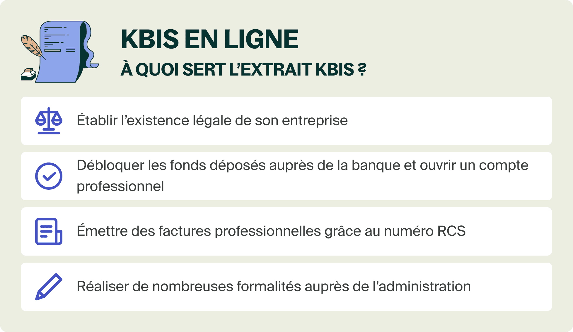 Kbis : tout savoir sur sa définition, son utilité, comment l&rsquo;obtenir et sa durée de validité