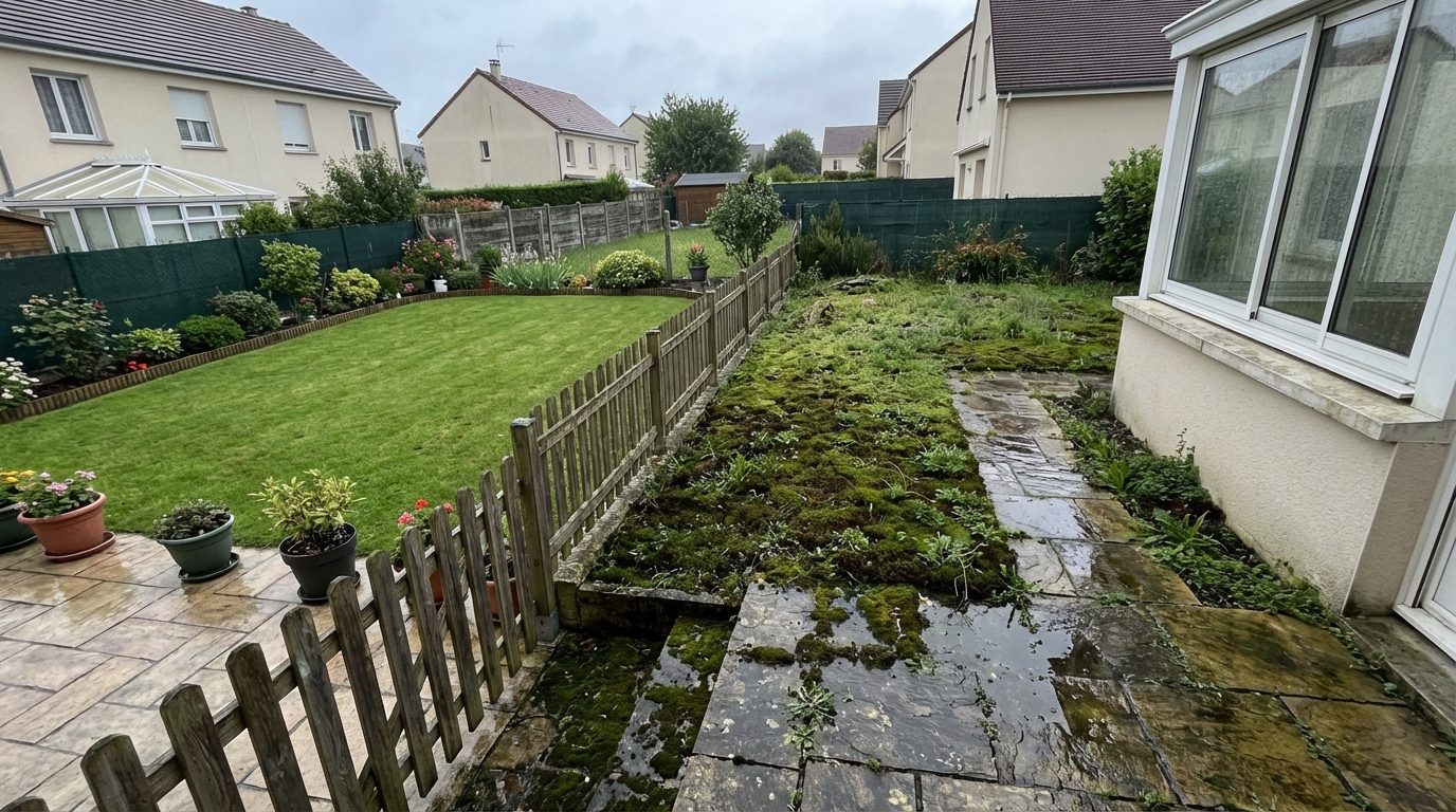 Mon voisin a érigé une terrasse donnant sur mon jardin : que dit la loi à ce sujet ?