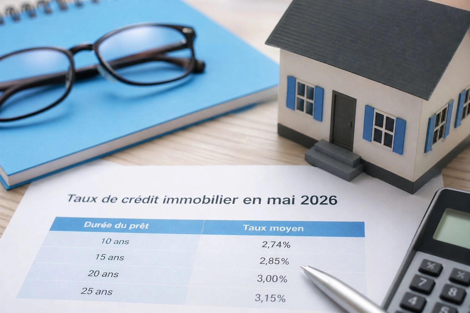 Baromètre des taux immobiliers : lire les grilles et situer son taux